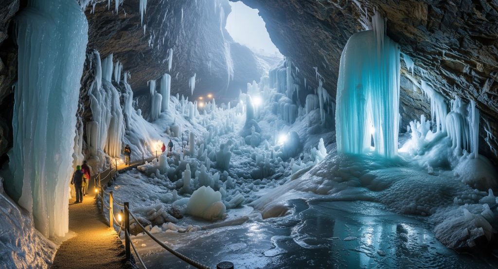 Eisriesenwelt Ice Cave, Austria