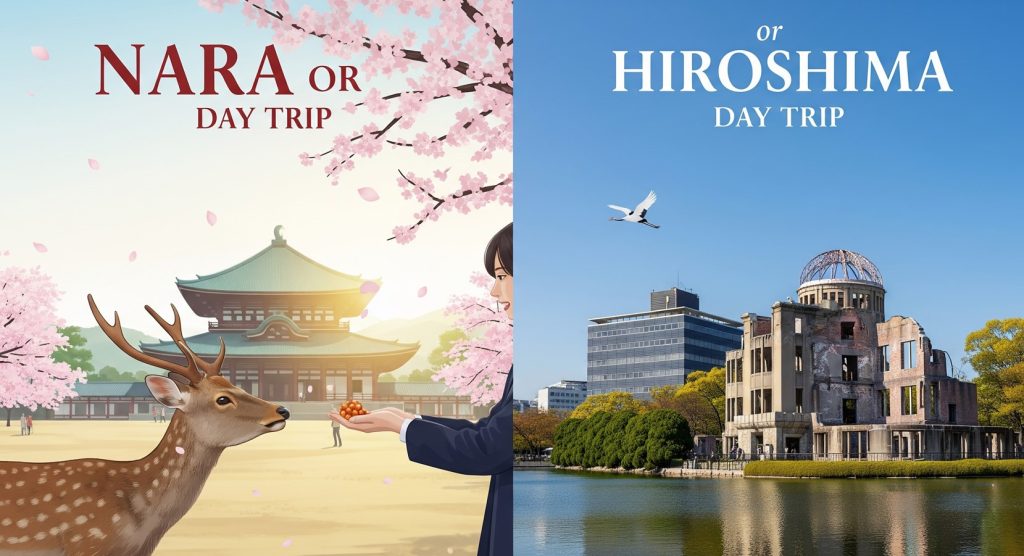 Nara or Hiroshima Day Trip