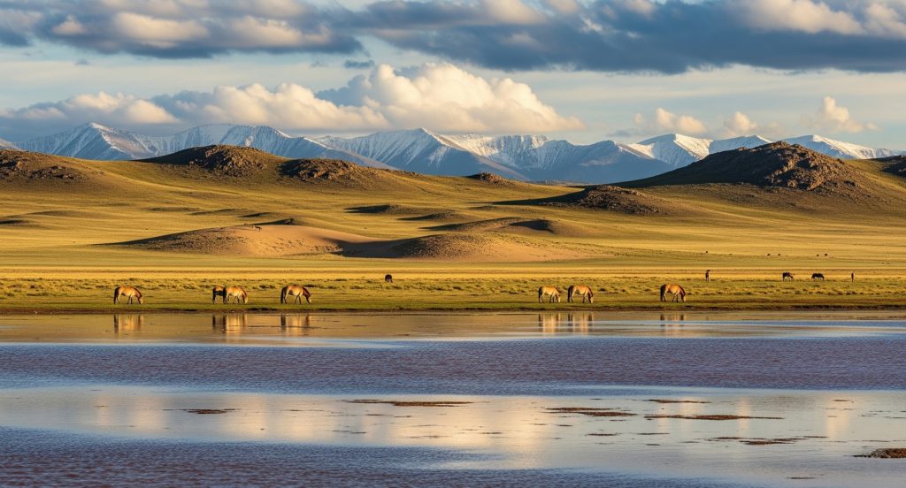 Uvs Nuur Basin, MongoliaRussia Pristine Cold-Desert Ecosystem