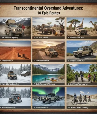 Transcontinental Overland Adventures: 10 Epic Routes