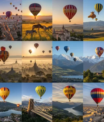 Soaring Heights: 10 Epic Hot Air Balloon Rides Worldwide Air Balloon Rides Worldwide