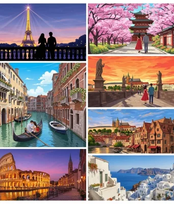 The Most Romantic Cities Around the World Romantic Cities Around the World