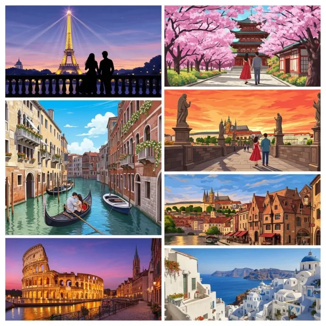 Romantic Cities Around the World