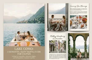 Lake Como Travel Guide for Couples: Romantic Itinerary, and Slow Travel Experience Lake Como Travel Guide for Couples