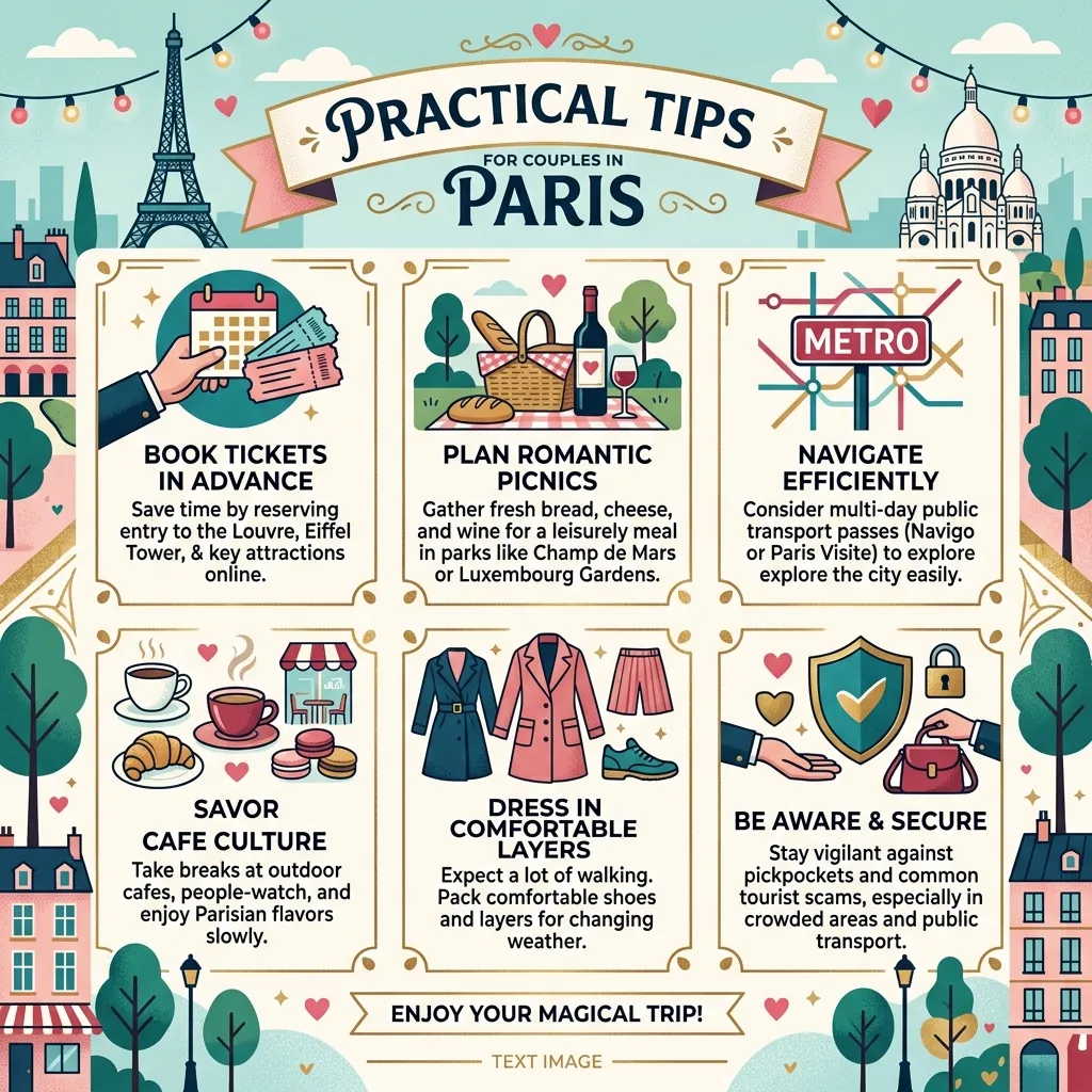 Practical Tips for Couples in Paris
