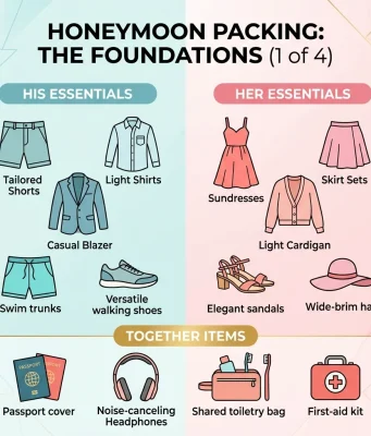 Honeymoon Packing List for Couples: The Complete Guide Honeymoon Packing List for Couples The Complete Guide